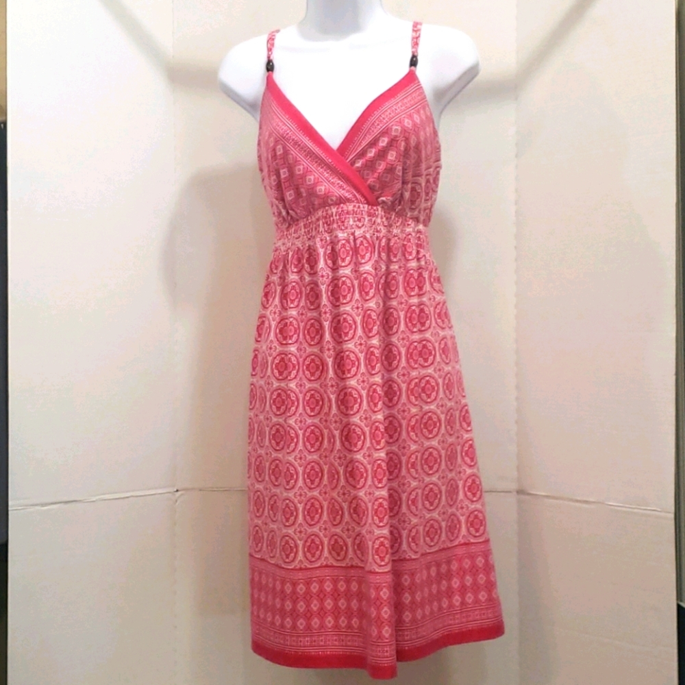 Motherhood M pink mini maternity dress